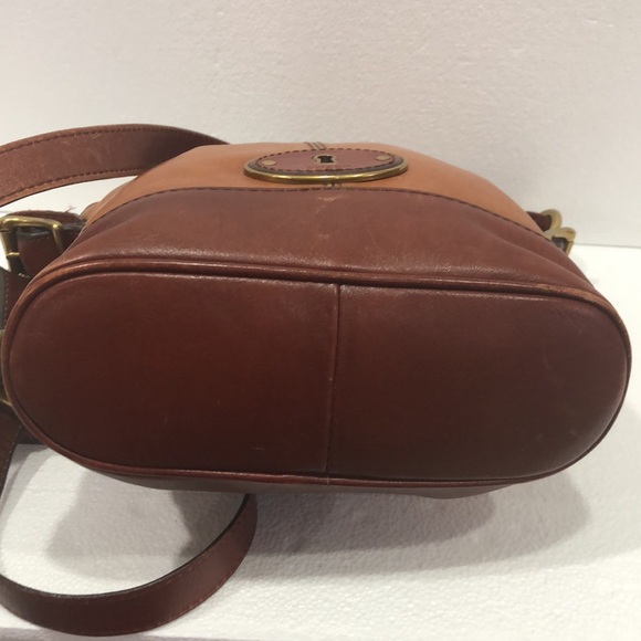 Fossil Brown Leather Crossbody Bag - Picture 7 of 11